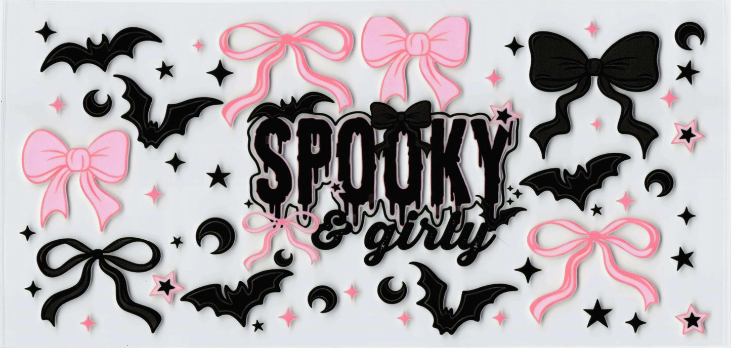 Spooky Girly Tumbler Wrap #404