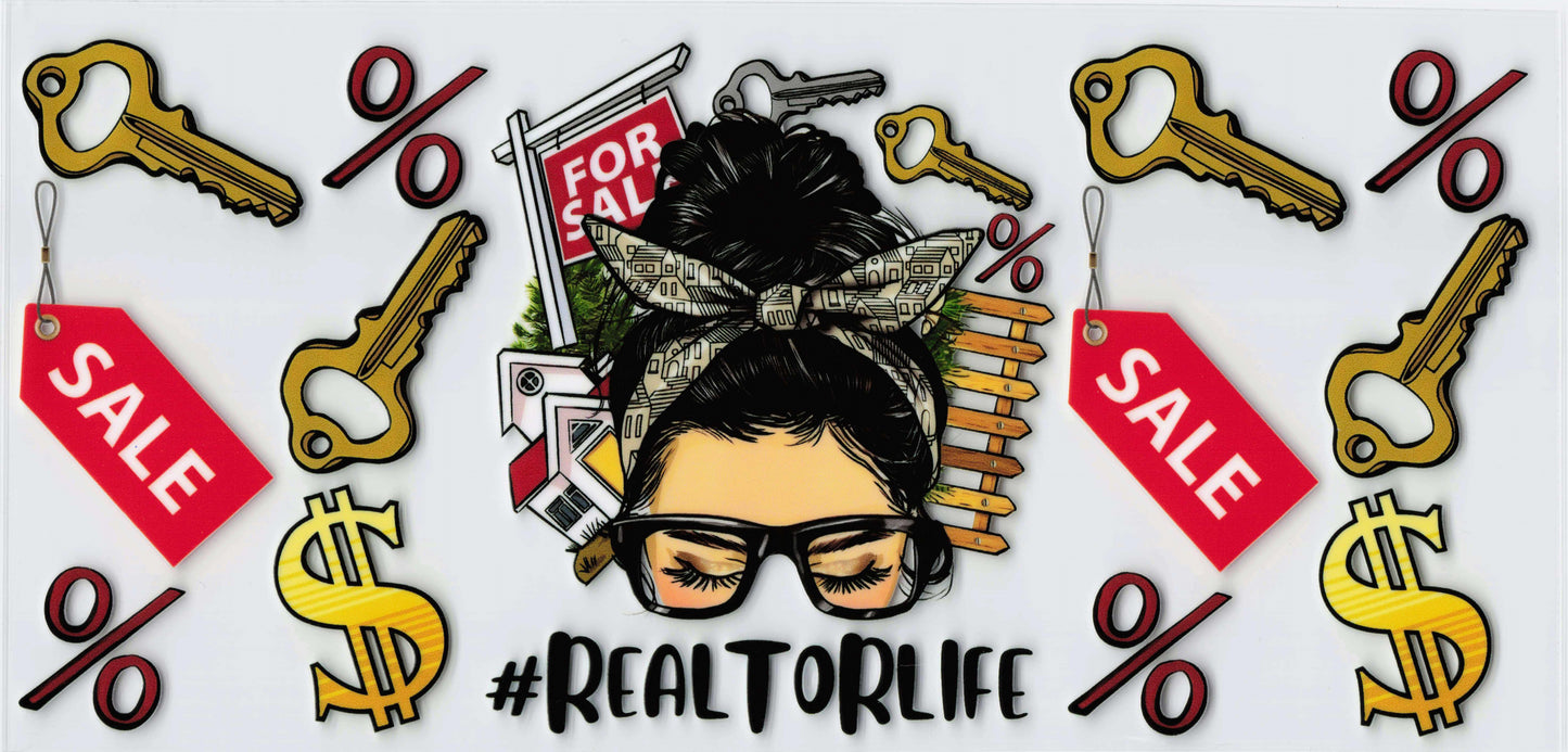 Realtor Life Tumbler Wrap #412