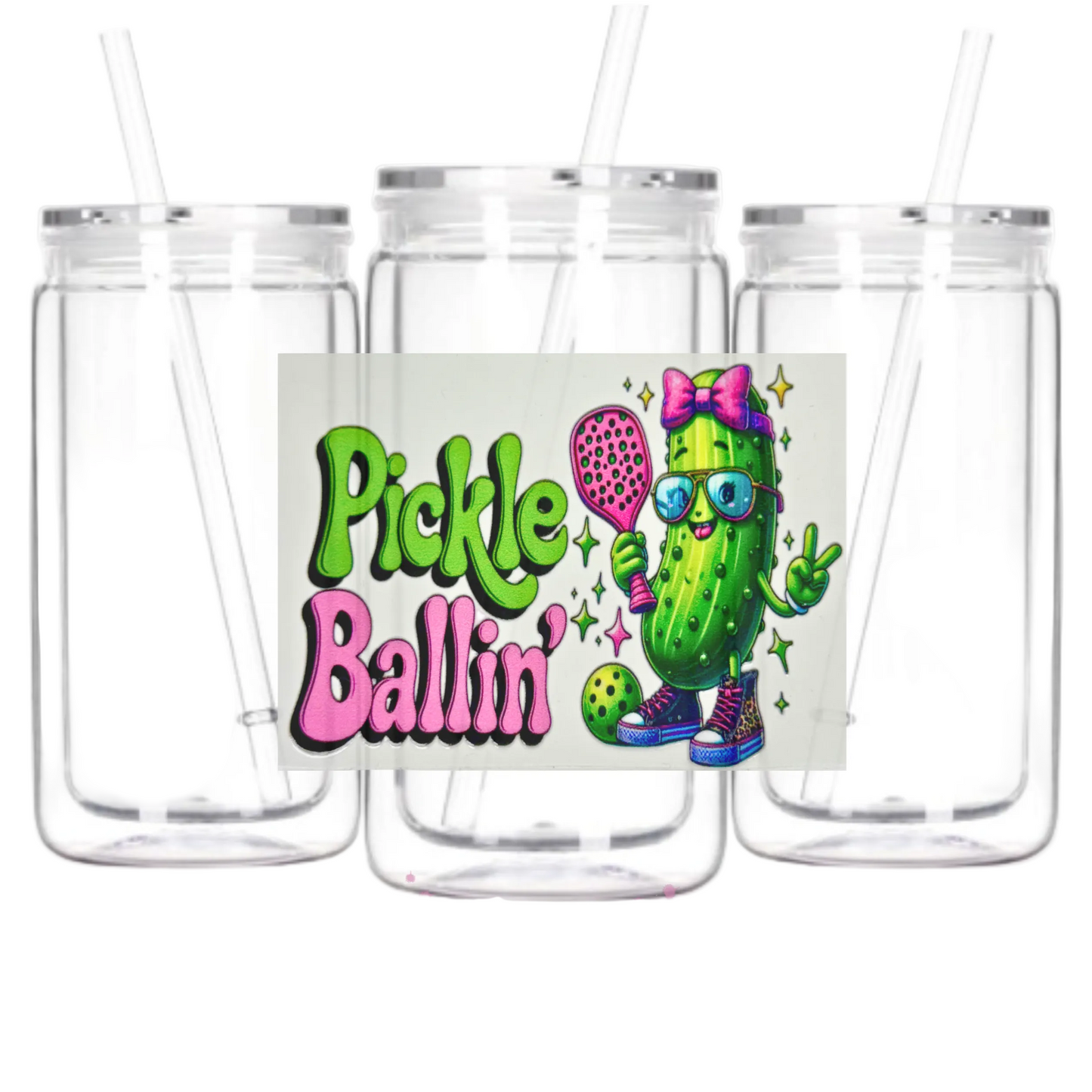Pickle Ballin’ Tumbler Wrap #4