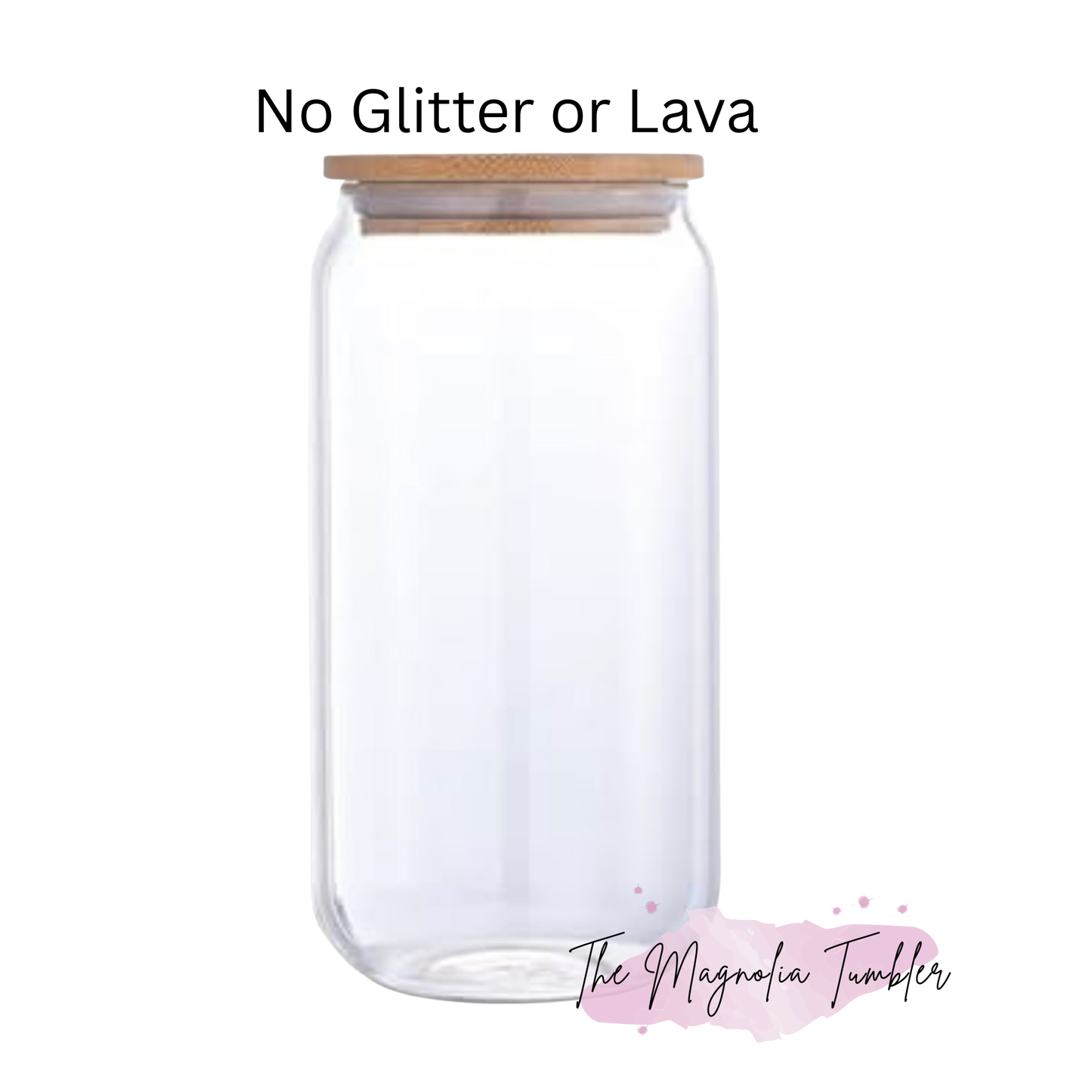 16 oz. Glass Shaped Can