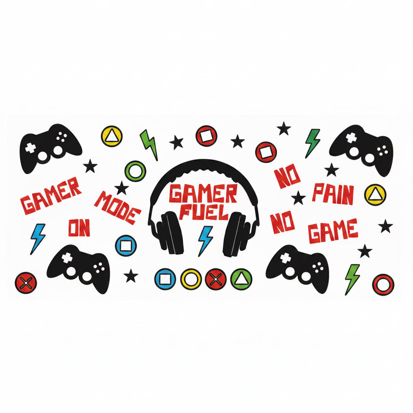 Gamer Fuel Tumbler Wrap #355