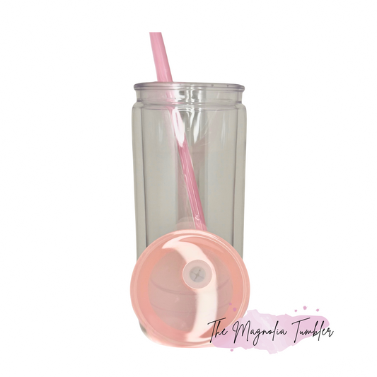 16 oz Snow Globe Tumbler