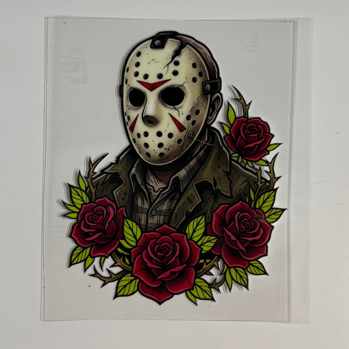 Jason & roses tattoo Tumbler Wrap #486