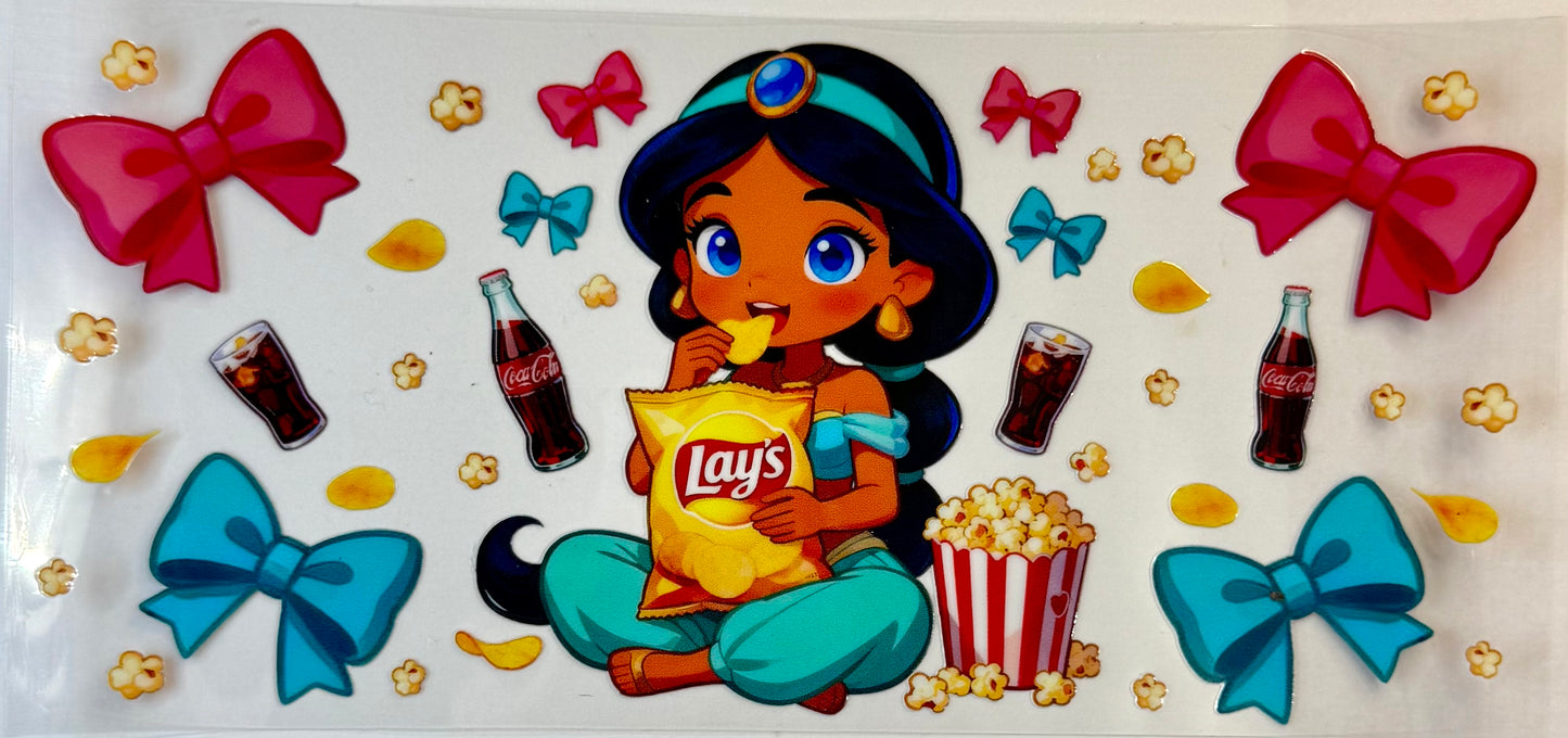 Jasmin Snacks and Bows Tumbler Wrap #189
