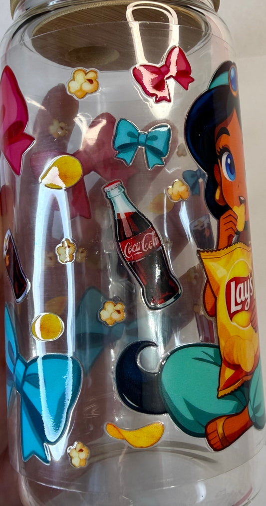 Jasmin Snacks and Bows Tumbler Wrap #189