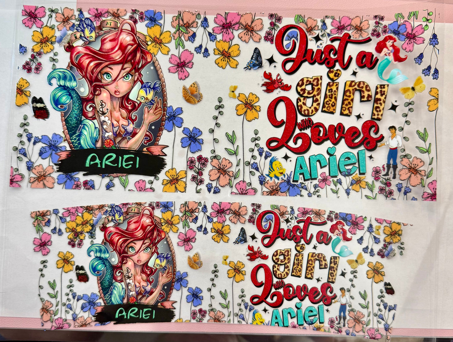 Ariel 40 oz Tumbler Wrap #126