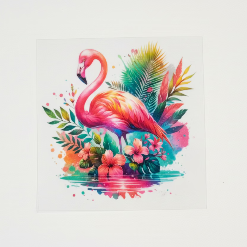 Flamingo Decal/Tumbler Wrap #349