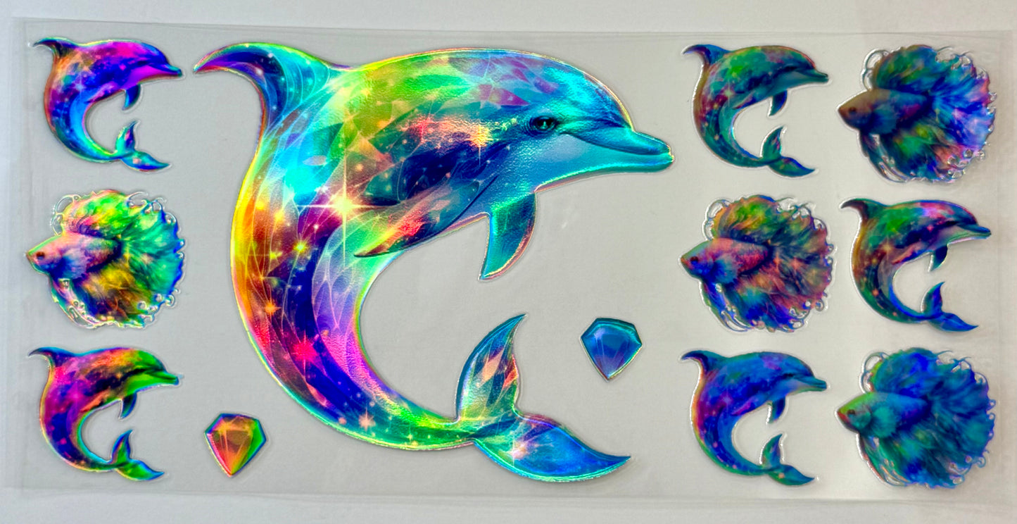 Dolphin Tumbler Wrap #198