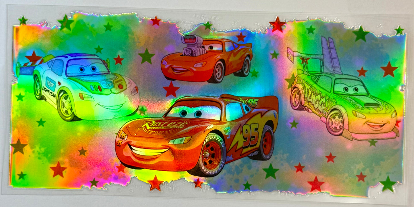 Cars Holographic Tumbler Wrap #199