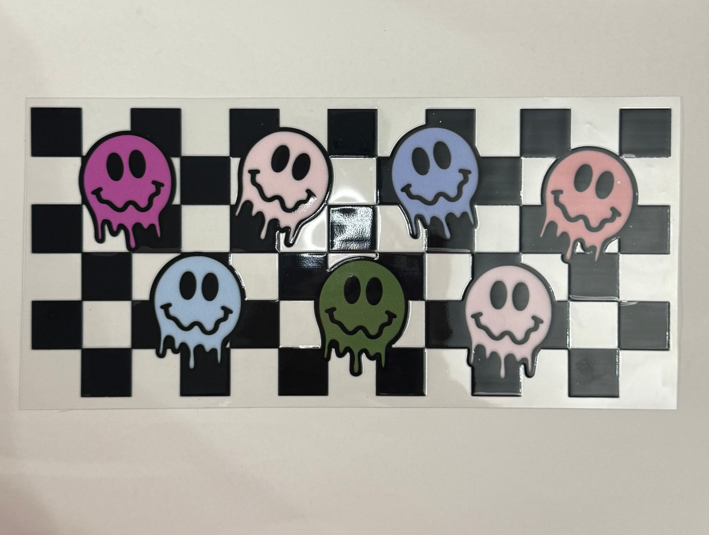 Smiley face Tumbler Wrap #328