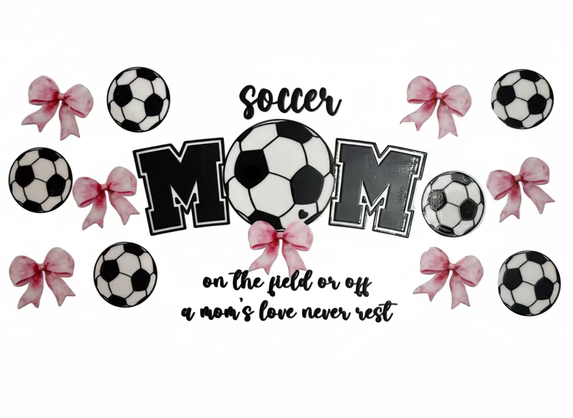 Soccer Mom Tumbler Wrap #288