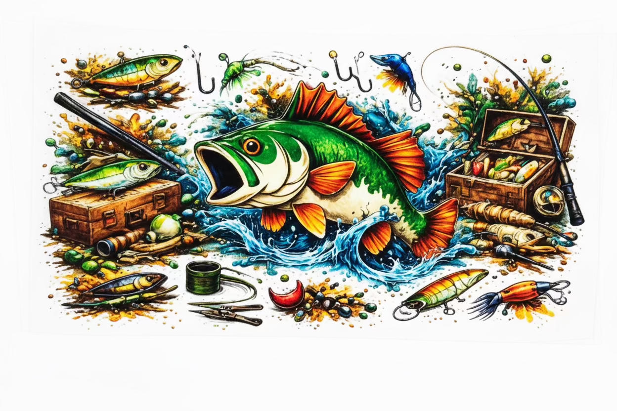 Bass Tumbler Wrap #341