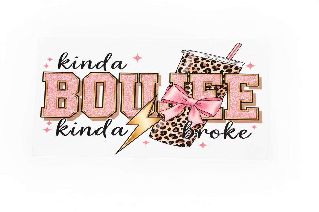 Kinda Boujee Tumbler Wrap #335