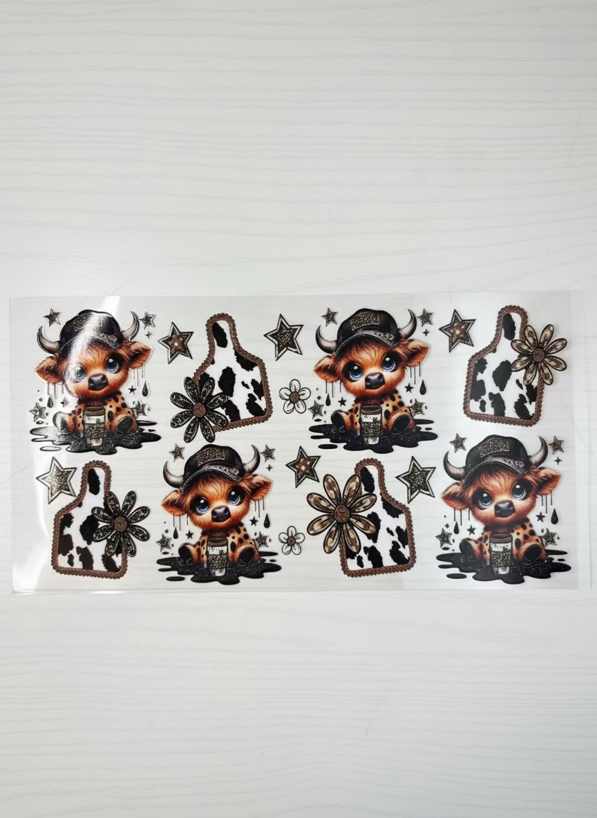 Highland Cow Tumbler Wrap #98