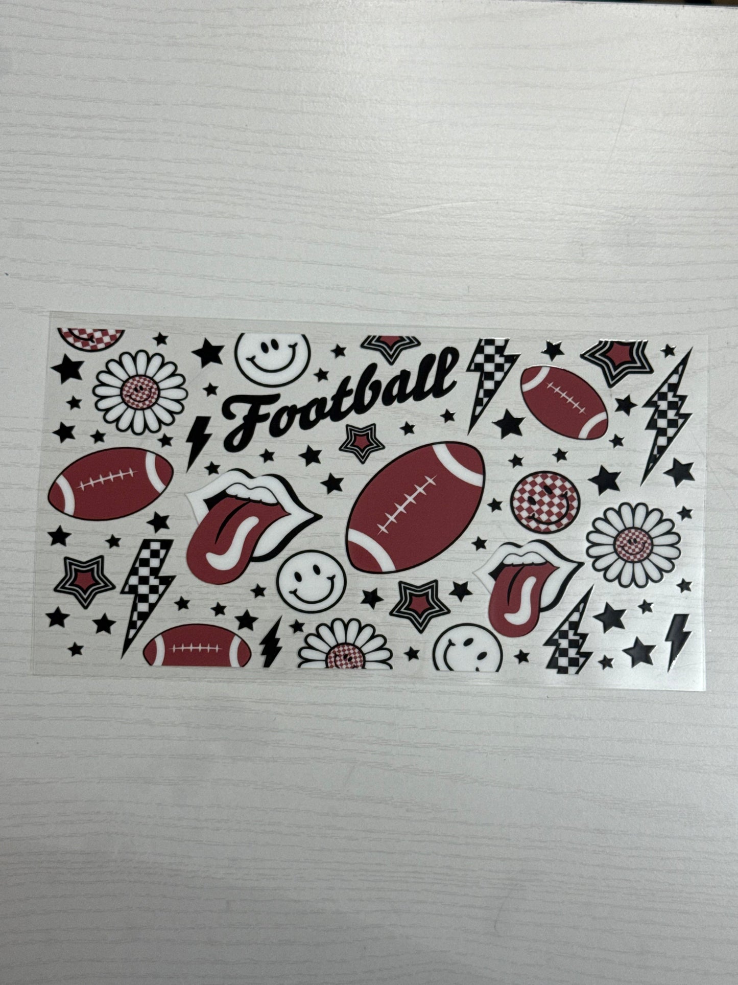 Football Tumbler Wrap #99