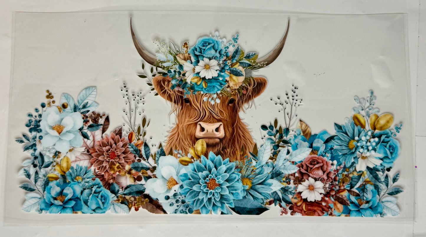 Highland Cow Tumbler Wrap #109