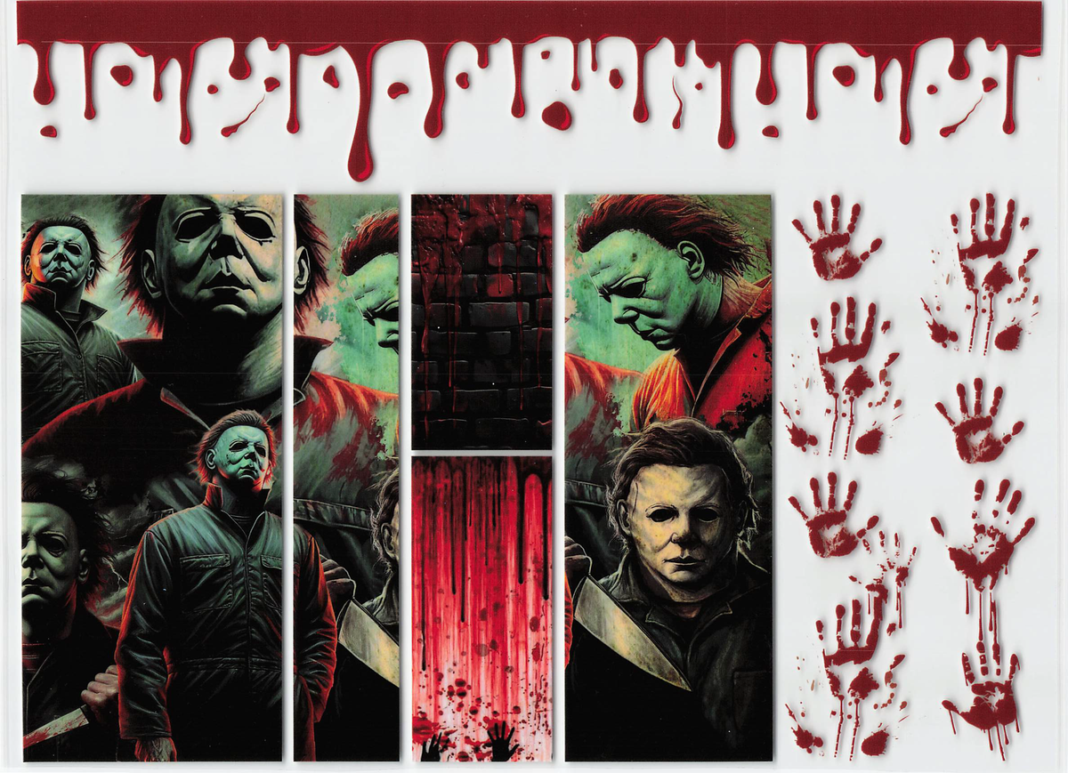 Michael Myers Tumbler Wrap Element Sheet #608