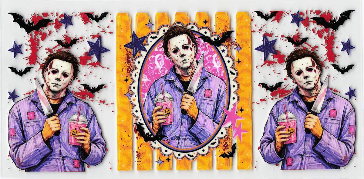 Michael Myers Tumbler Wrap #508