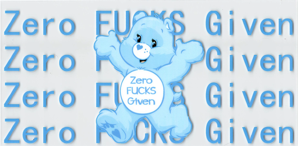 Blue Sware Bear Tumbler Wrap #604