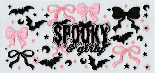 Spooky Girly Tumbler Wrap #404