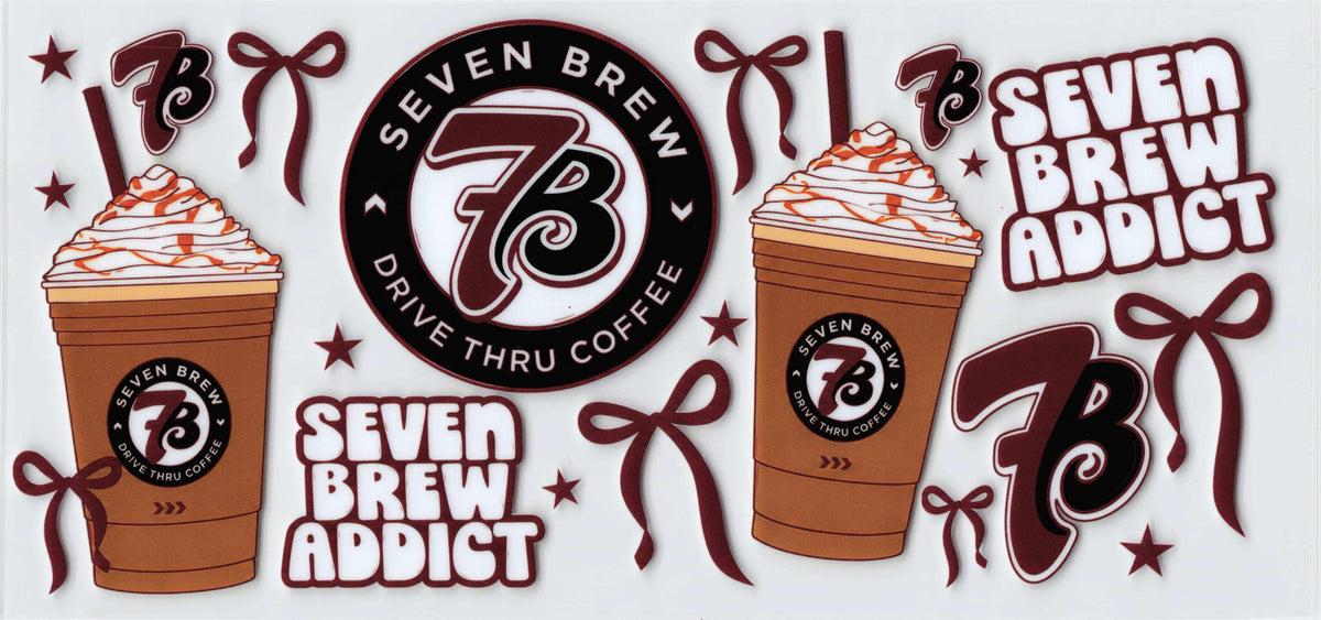 7 Brew Addict Tumbler Wrap #441