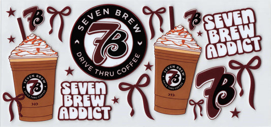 7 Brew Addict Tumbler Wrap #441
