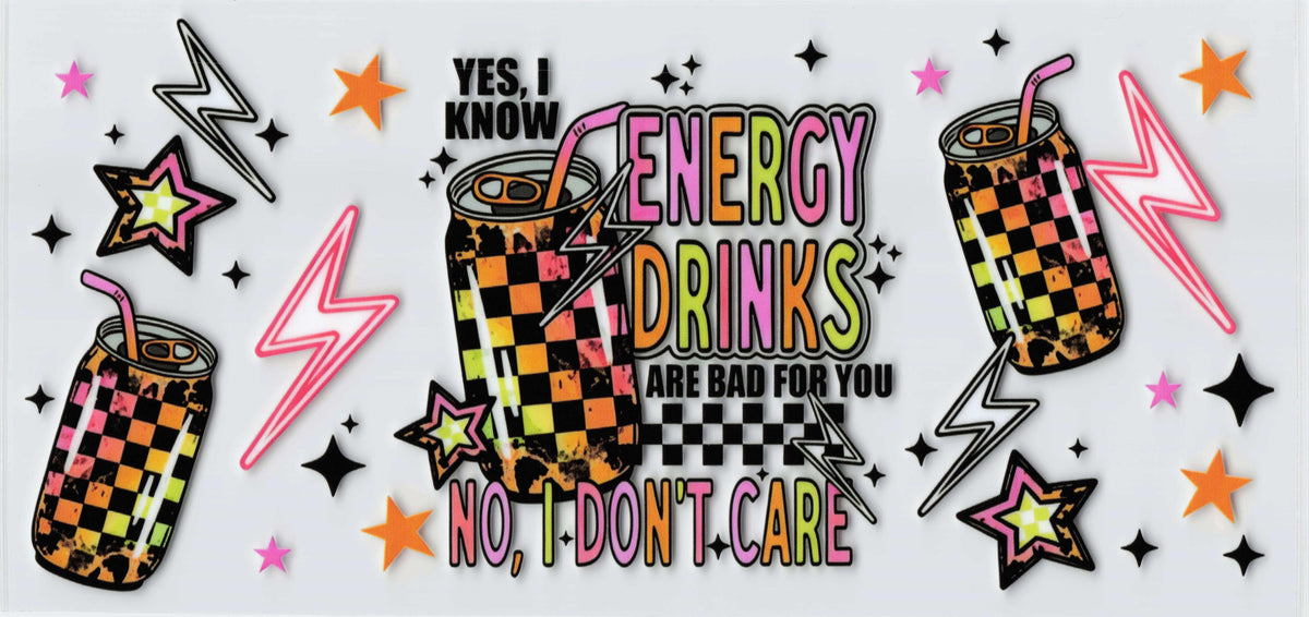 Energy Drink Tumbler Wrap #446
