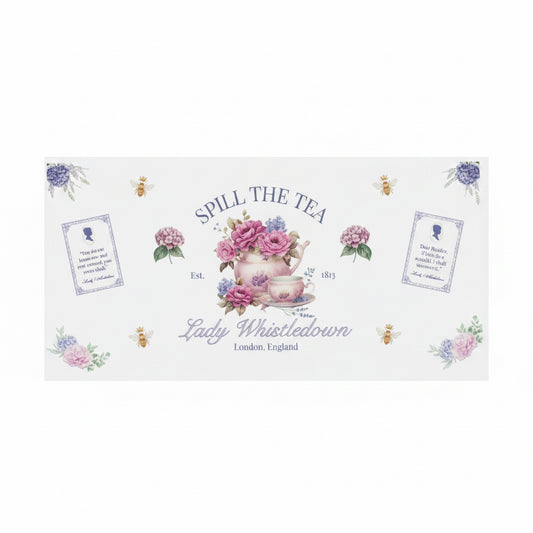 Spill the tea Bridgerton Tumbler Wrap #393