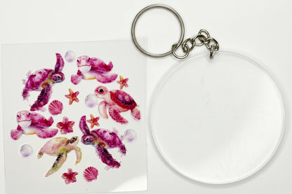 Round Acrylic Keychains