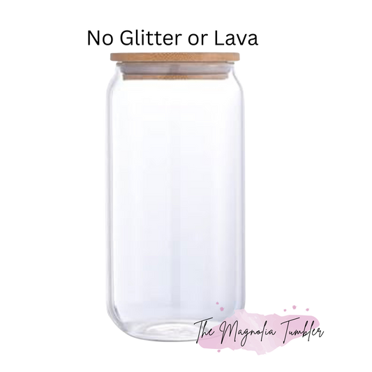 16 oz. Glass Shaped Can