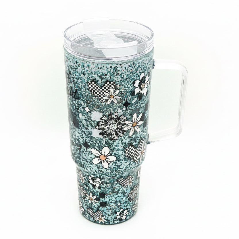 Running Wild Snow globe Tumbler 40oz / Ready To Ship #16