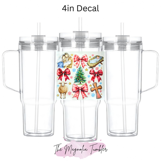 40 oz. Snow Globe Tumbler