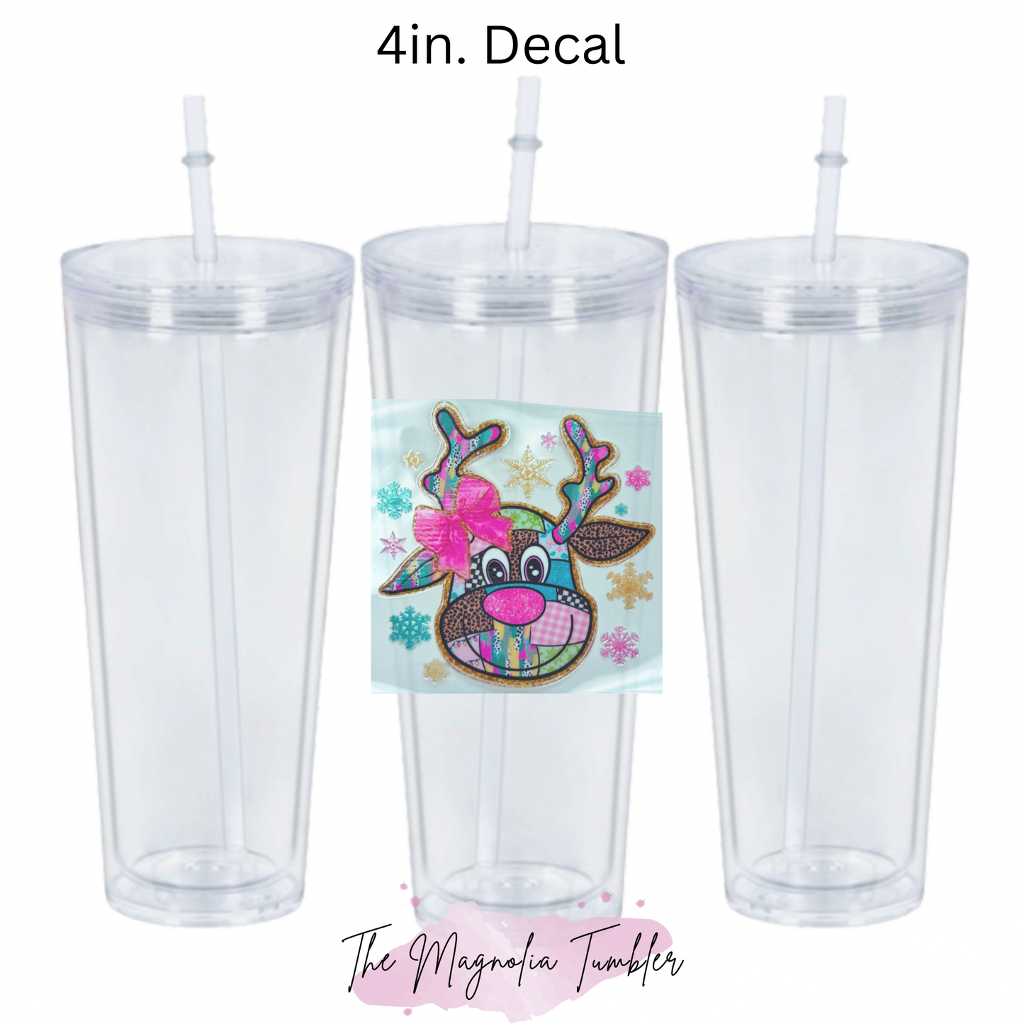 24 oz. Snow Globe Tumbler