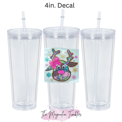 24 oz. Snow Globe Tumbler