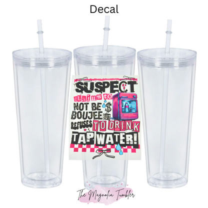 24 oz. Snow Globe Tumbler