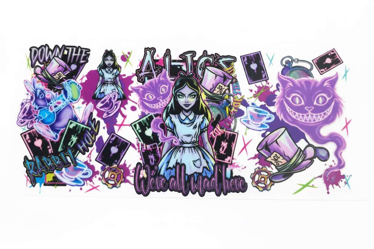 Alice in Wonderland Tumbler Wrap #379