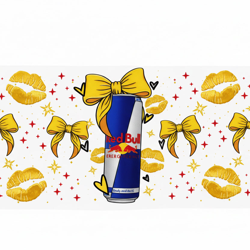 Yellow Redbull Tumbler Wrap #303