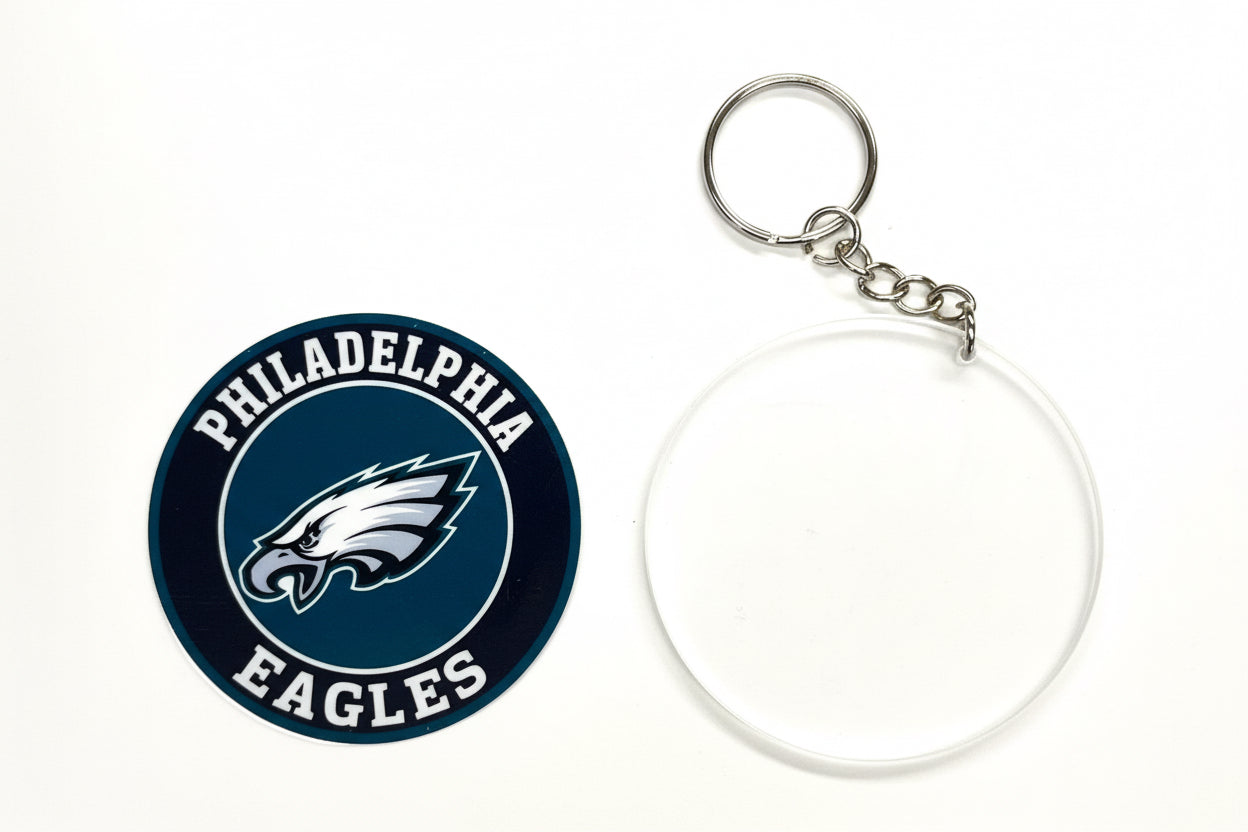 Round Acrylic Keychains