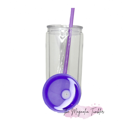 16 oz Snow Globe Tumbler