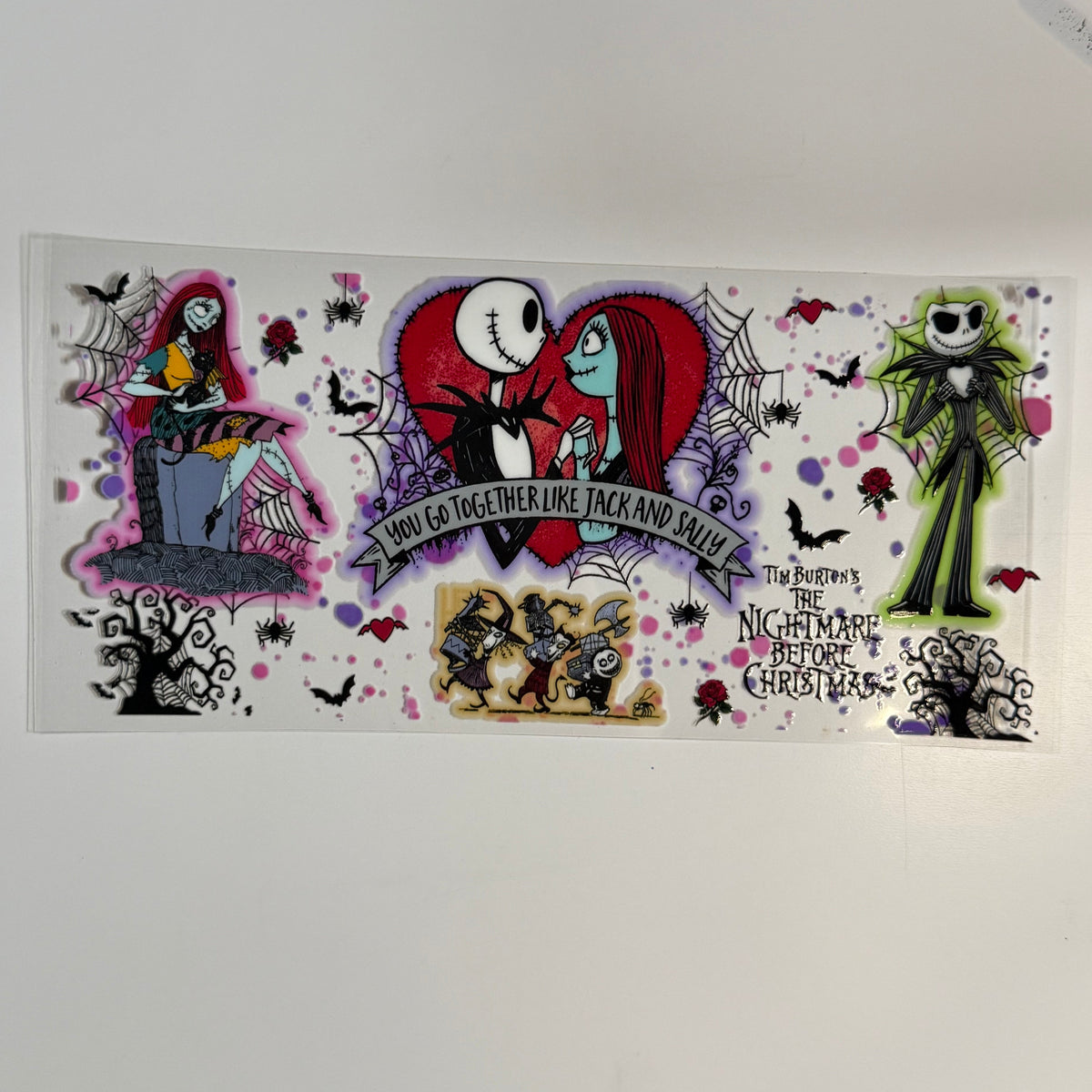 Jack & Sally Tumbler Wrap #489