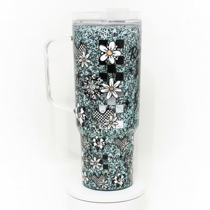 Running Wild Snow globe Tumbler 40oz / Ready To Ship #16