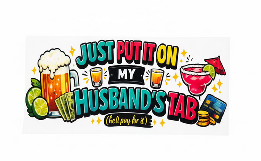 Just put it on my husbands tab Tumbler Wrap #365