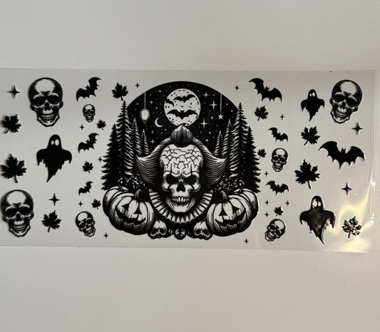Clown Tumbler Wrap #480