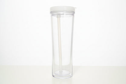 25 oz. Snow globe Tumbler with thermos style lid