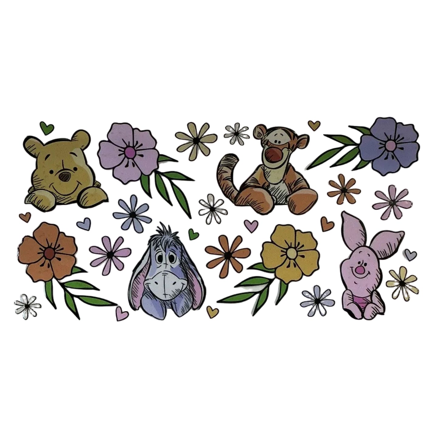 Poo and friends Tumbler Wrap #263