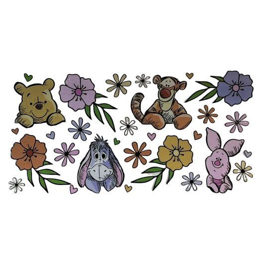 Poo and friends Tumbler Wrap #263