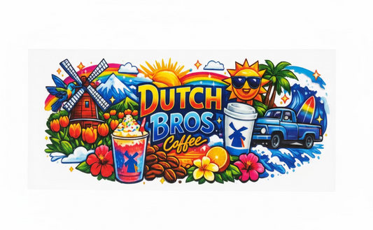Dutch Bros Coffee Tumbler Wrap #366
