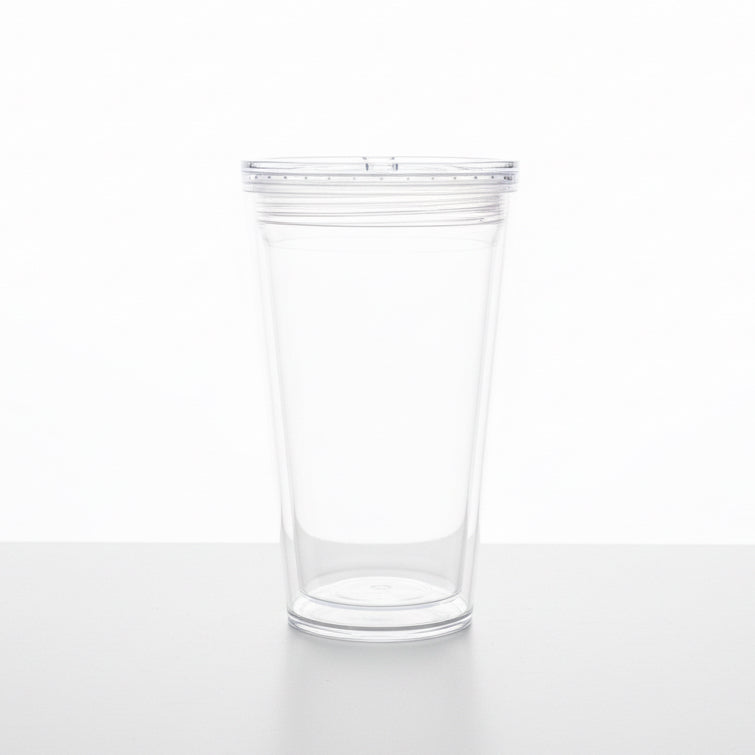 16 oz tapered Snow Globe Tumbler