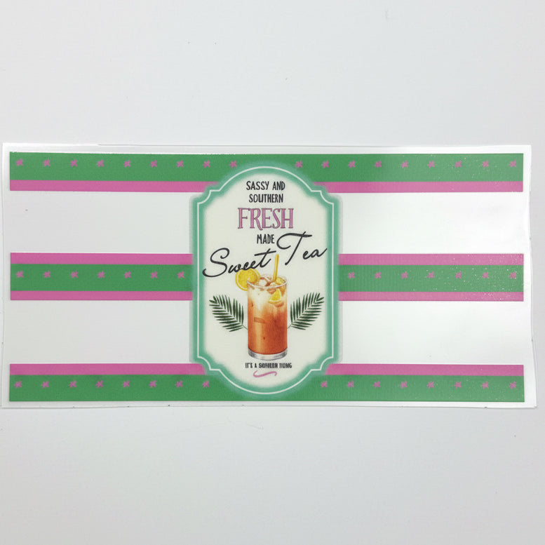 Sassy & Southern Sweet Tea Tumbler Wrap #194