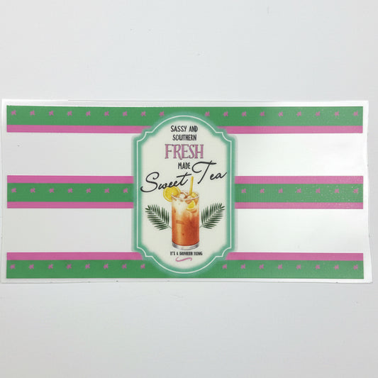 Sassy & Southern Sweet Tea Tumbler Wrap #194
